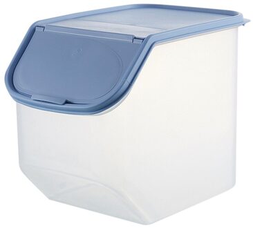 Keuken Voedsel Graan Rijst Container Mooie Keuken Rijst Fruit Opbergdoos Vat Graan Grote Capaciteit Graan Draagbare Container #30 blauw L