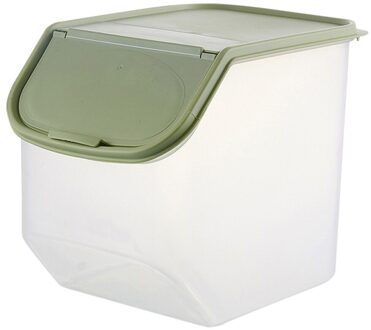 Keuken Voedsel Graan Rijst Container Mooie Keuken Rijst Fruit Opbergdoos Vat Graan Grote Capaciteit Graan Draagbare Container #30 groen L