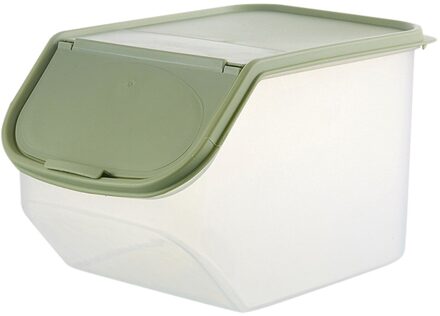 Keuken Voedsel Graan Rijst Container Mooie Keuken Rijst Fruit Opbergdoos Vat Graan Grote Capaciteit Graan Draagbare Container #30 groen S