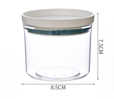 Keuken Voedsel Opslagtank Plastic Transparant Bus Multigrain Container Koelkast Vers Houden Doos Verzegelde Blikken Met Deksels blauw 250ML