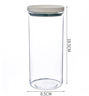 Keuken Voedsel Opslagtank Plastic Transparant Bus Multigrain Container Koelkast Vers Houden Doos Verzegelde Blikken Met Deksels blauw 700ML