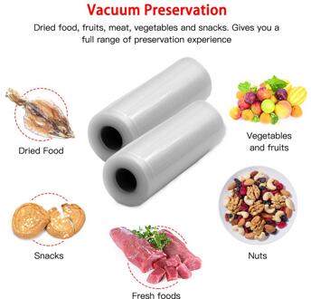 Keuken Voedsel Vacuümzak Opslag Tassen Voor Vacuum Sealer Vacuüm Verpakking Rolls 12/15/17*500 Cm 12X500CM