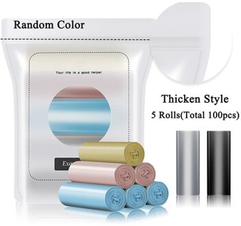 Keuken Vouwen Prullenbak Wandmontage Vuilnis Opbergkast Deur Afvalbak Dikker Vuilnis Vuilniszakken 1Pc Trash Bags