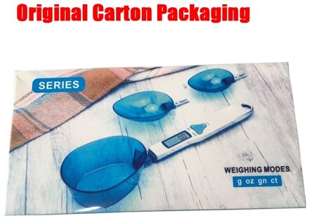 Keuken Weegschalen 500G/0.1G Koken Tools Lcd Digitale Volumn Voedsel Schalen Draagbare Elektronische Lepel Pollepel Schaal Gewichten cake Tool Carton Packaging