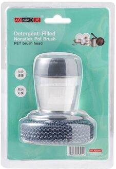 Keuken Zeep Doseren Palm Borstel Wassen Vloeistof Afwasborstel Zeep Pot Gebruiksvoorwerpen Met Dispenser Schoonmaken Badkamer Cleaning Tools PET