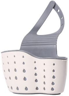 Keuken Zeep Spons Houder Opslag Mand Wastafel Kraan Opknoping Tas Voor Zeep Spons Afvoer Rack Plastic Keuken Organisator Mand