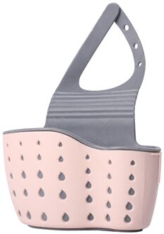 Keuken Zeep Spons Houder Opslag Mand Wastafel Kraan Opknoping Tas Voor Zeep Spons Afvoer Rack Plastic Keuken Organisator Mand