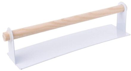 Keuken Zelfklevende Roll Papier Houder Badkamer Wc Handdoek Opbergrek Tissue Hanger Rack Voor Badkamer Home Decor 26*6cm wit