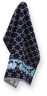 Keukendoek Cows Donkerblauw - 53x60 cm