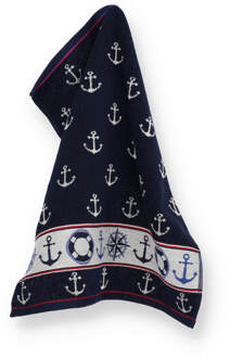 Keukendoek Maritime Donkerblauw - 53×60 cm