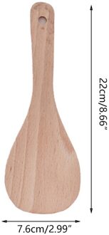 Keukengerei Houten Kookgerei Set Natuurlijke Houten Lepel Spatel Rijst Soep Duurzaam Naadloze Non-Stick Kookgerei 6