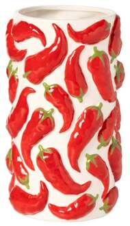 Keukengerei pot peper - rood - ø11.5x20 cm