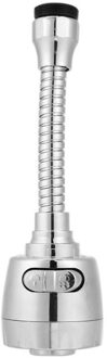 Keukenkraan Beluchter 2-3 Modes 360 Graden Verstelbare Water Filter Diffuser Waterbesparende Nozzle Kraan Connector Douche 2 modes lang