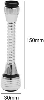 Keukenkraan Beluchter Nozzle Kraan Adapter Kan Aanpassen 360 Draaien Waterbesparende Filter Tap Keukenkraan Connector Onderdelen C 15x3cm
