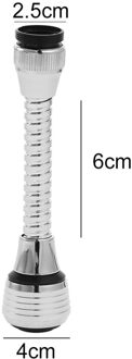 Keukenkraan Beluchter Nozzle Kraan Adapter Kan Aanpassen 360 Draaien Waterbesparende Filter Tap Keukenkraan Connector Onderdelen D 6x4x2.5cm