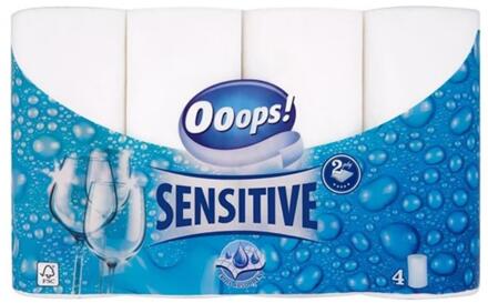 Keukenrol 2-laags pak a 4 wit