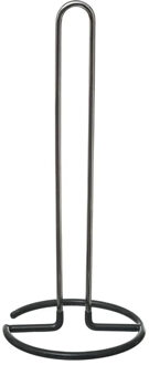 Keukenrolhouder staal met antislip 13,5 x 31,5 cm