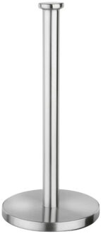 Keukenrolhouder van RVS - 15 x 32 cm - Keuken artikelen - Keukenpapier/keukenrol