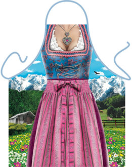 Keukenschort Bavarian Woman - Feestschorten Multikleur