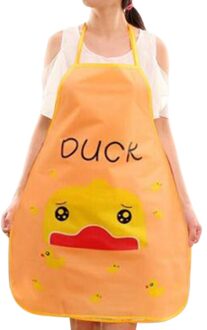 Keukenschort Keuken Vrouwen Waterdichte Cartoon Keuken Koken Gereedschap Set Bib Schort Mouwloze Doek Schort NO3