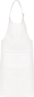Keukenschort / kliederschort/ kookschort/ knutselschort/ kinderschort - wit - Kinderen