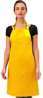 Keukenschort voor volwassenen - geel - Barbecueschort