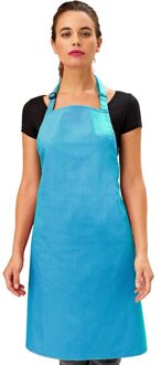 Keukenschort voor volwassenen - turquoise blauw - Barbecueschort