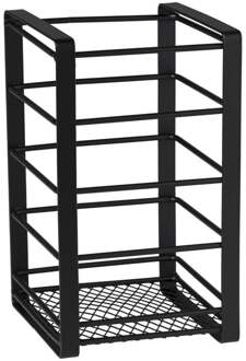 Keukentoolhouder - zwart - 10x10x16.5cm