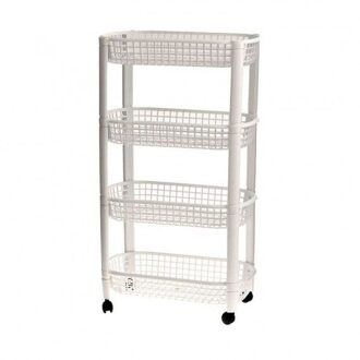 Keukentrolley Op Wielen Wit