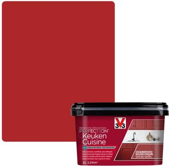 Keukenverf Renovatie Perfection Exquiserood Zijdeglans 2l