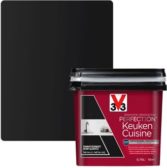 Keukenverf Renovatie Perfection Kwartszwart Metallic 750ml