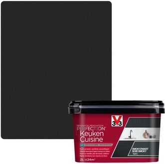 Keukenverf Renovatie Perfection Mat Smokyzwart 2l