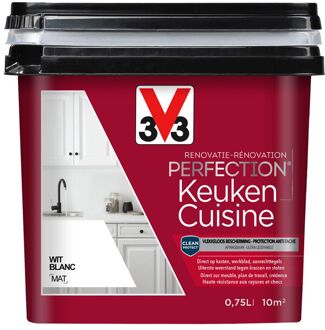 Keukenverf Renovatie Perfection Mat Wit 750ml