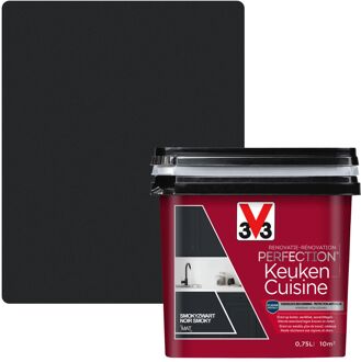 Keukenverf Renovatie Perfection Smoky Zwart Mat 750ml