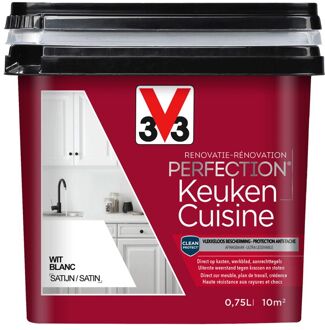 Keukenverf Renovatie Perfection Wit Zijdeglans 750ml