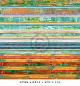 Kevin Misner - New Line 1 Kunstdruk 61x66cm