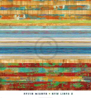 Kevin Misner - New Line 2 Kunstdruk 61x66cm