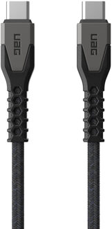 Kevlar USB-kabel USB 2.0 1,5 m USB C Zwart, Grijs