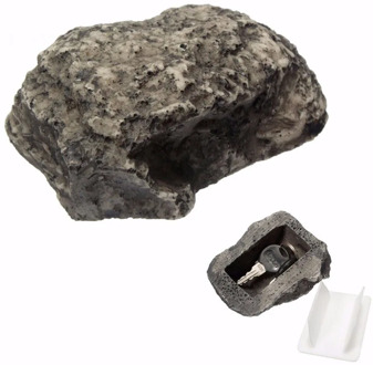 Key Safe Box Hidden Stone for Keys Storage Outdoor Garden Ornament Security Case Box Fake Rock Holder Spare House Key 6x8x3cm