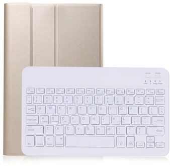 Keyboard Case Voor Samsung Galaxy Tab Een 8.0 Case Cover Voor SM-T290/T295 Wireless Verwisselbare Bluetooth Toetsenbord Tablet funda goud