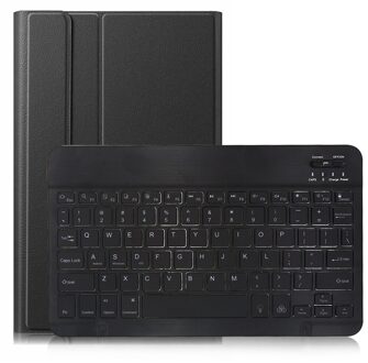Keyboard Case Voor Samsung Galaxy Tab Een 8.0 Case Cover Voor SM-T290/T295 Wireless Verwisselbare Bluetooth Toetsenbord Tablet funda zwart