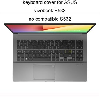 Keyboard Covers Voor Asus Vivobook 15 S15 S533 S5600 15.6 Clear Tpu Laptop Toetsenborden Stofkap Silicone Skin Accessoires