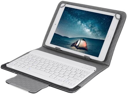 Keyboard Houder Case 10 ''Tablet Laptop Universele Pu Beschermende Case Cover + Bluetooth Toetsenbord Voor Android/Ios/win