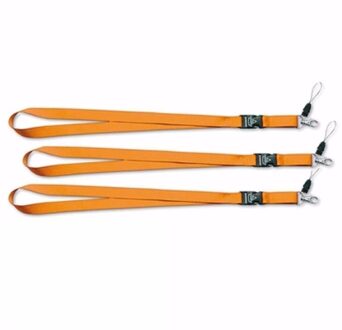 Keycords oranje 10 stuks - Action products