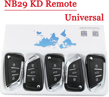 KEYDIY NB29 KD Remote Multi-Functional 3 Button Remote Control for KD900 KD900+ URG200 KD-X2 5 Functions in One Key (5Pcs/Lot)