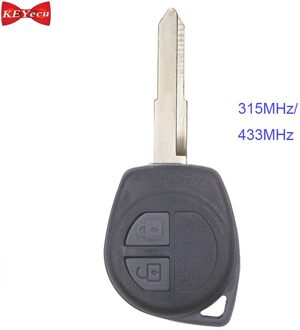 Keyecu Voor Suzuki Swift 2007 Afstandsbediening Sleutelhanger 3Y-TS004 315Mhz/4Y-TS002 433mhz ID46 Chip