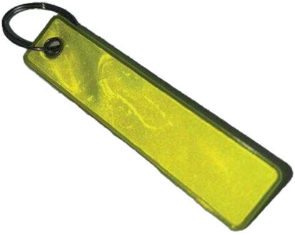 Keyflect reflecterende sleutelhanger Geel - One size
