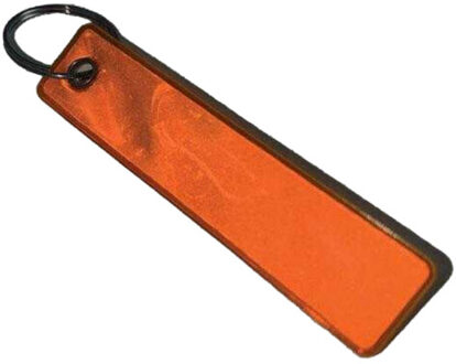 Keyflect reflecterende sleutelhanger Oranje - One size