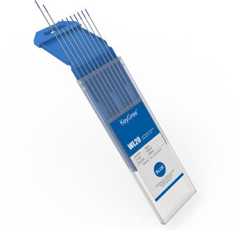 Keygree 1.0Mm 150Mm Tig Lassen Wolfraam Elektroden Wp WT20 WC20 WL15 WL20 Wolfraam Staven WL20-1.0