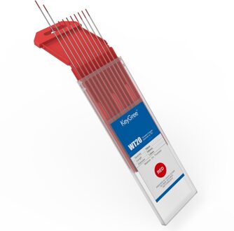 Keygree 1.0Mm 150Mm Tig Lassen Wolfraam Elektroden Wp WT20 WC20 WL15 WL20 Wolfraam Staven WT20-1.0